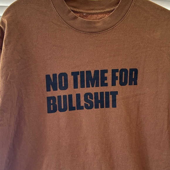 Rebel Soul Other - Graphic Tee - No Time for Bullshit | MEDIUM |